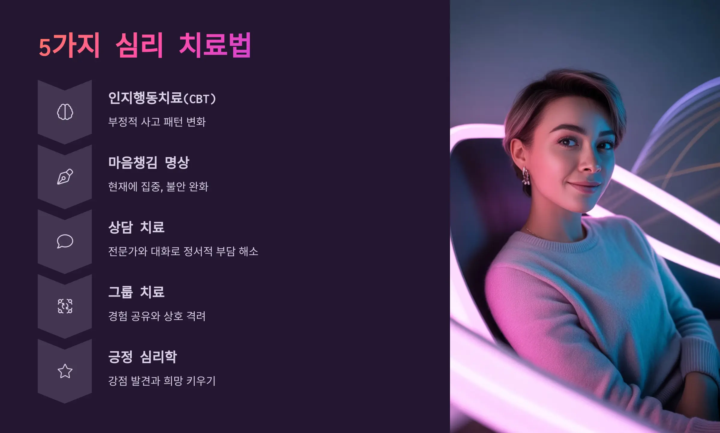 부채 스트레스 극복을 위한 5가지 심리 치료법