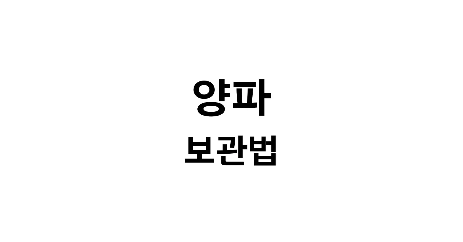 양파 보관법