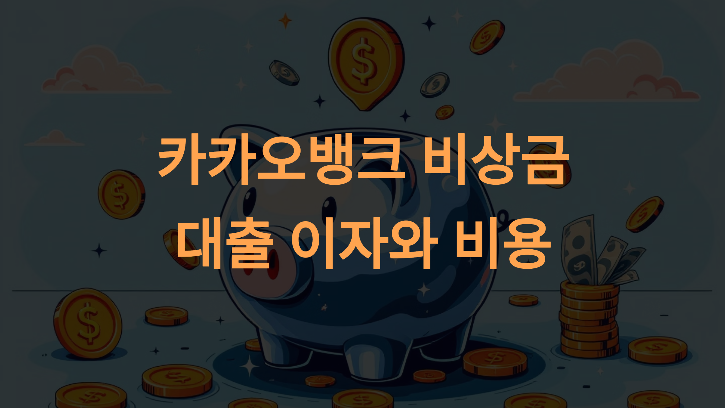 카카오뱅크 비상금 대출 이자와 비용