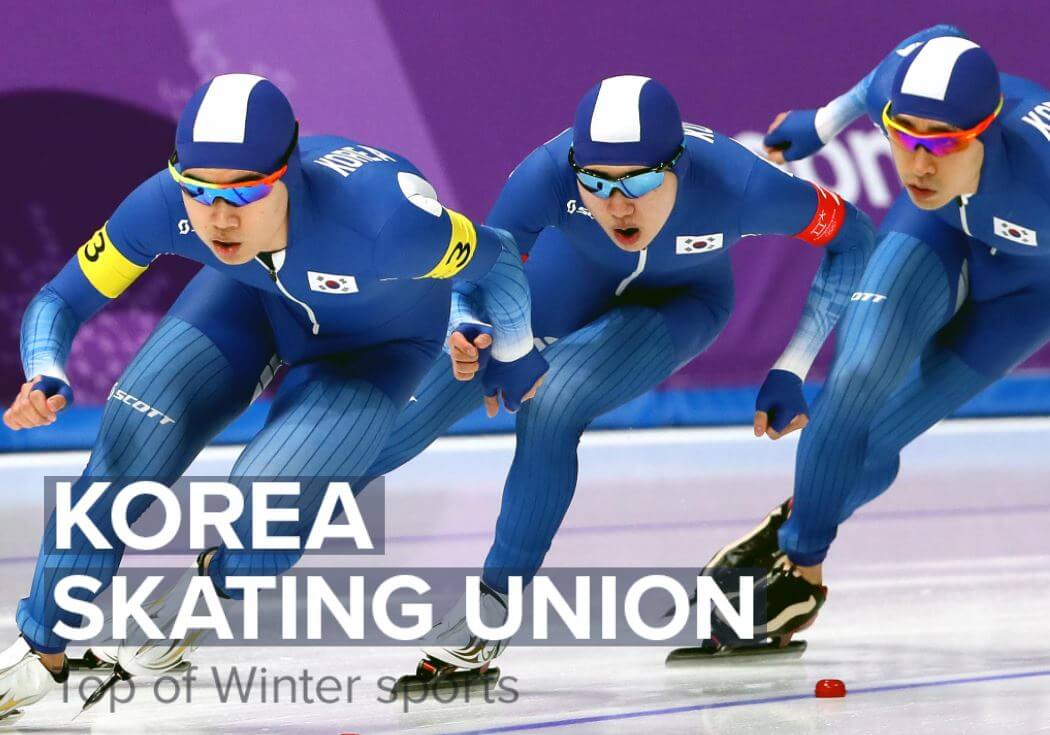 국가대표 스피드 스케이팅 선수들