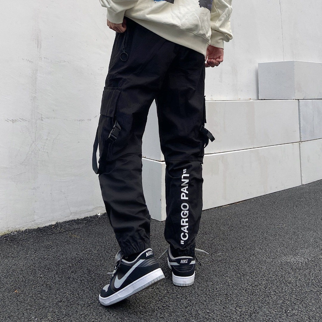  [OFF WHITE] 오프화이트 카고 벨티드 로고 팬츠