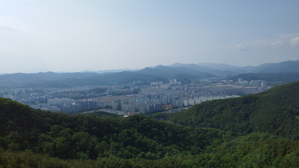 칠곡 함지산 정상