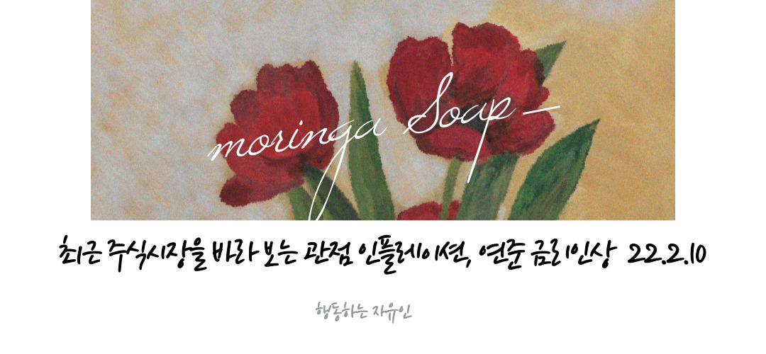  최근 주식시장을 바라 보는 관점 인플레이션, 연준 금리인상  22.2.10