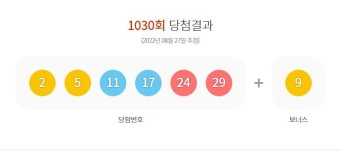 1059 복권 당첨 번호 당첨 범위 42