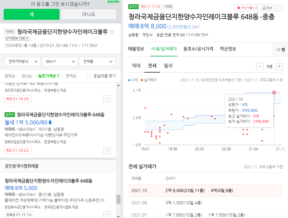 정보, 시세 파악, 교통 호재 분석 청라 한양 수자인 디에스틴 분양 3