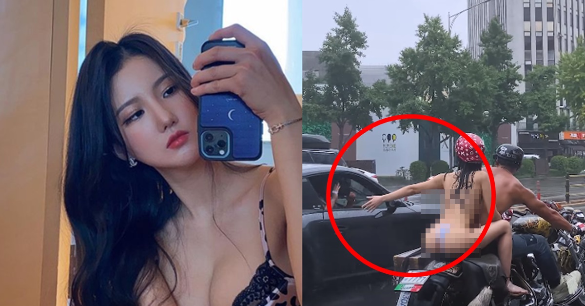  성수대교 오토바이 비키니 커플 도로 위에서 또 했다는 행동 (+인스타, 유튜브)