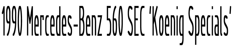 80년대아이콘 400마력 슈퍼차지 벤츠 20