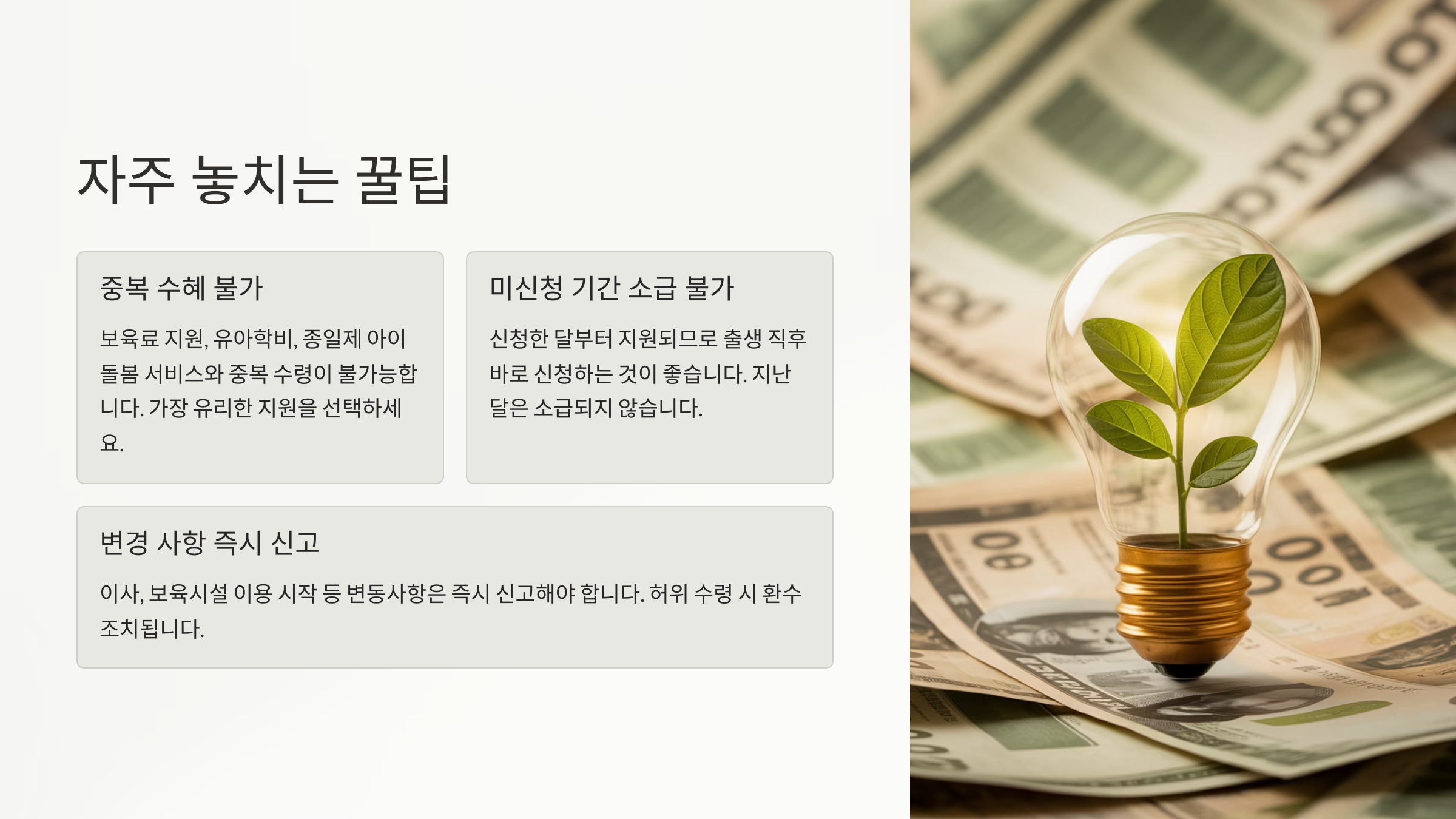 💡 자주 놓치는 꿀팁