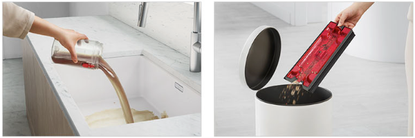 다이슨 물걸레 청소기  - 깔끔한 분리배출