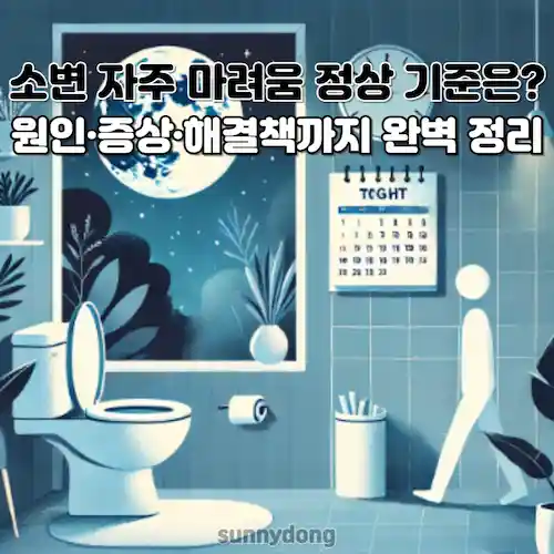 소변 자주 마려움 정상 기준 및 원인·증상·해결책까지 정리 썸네일