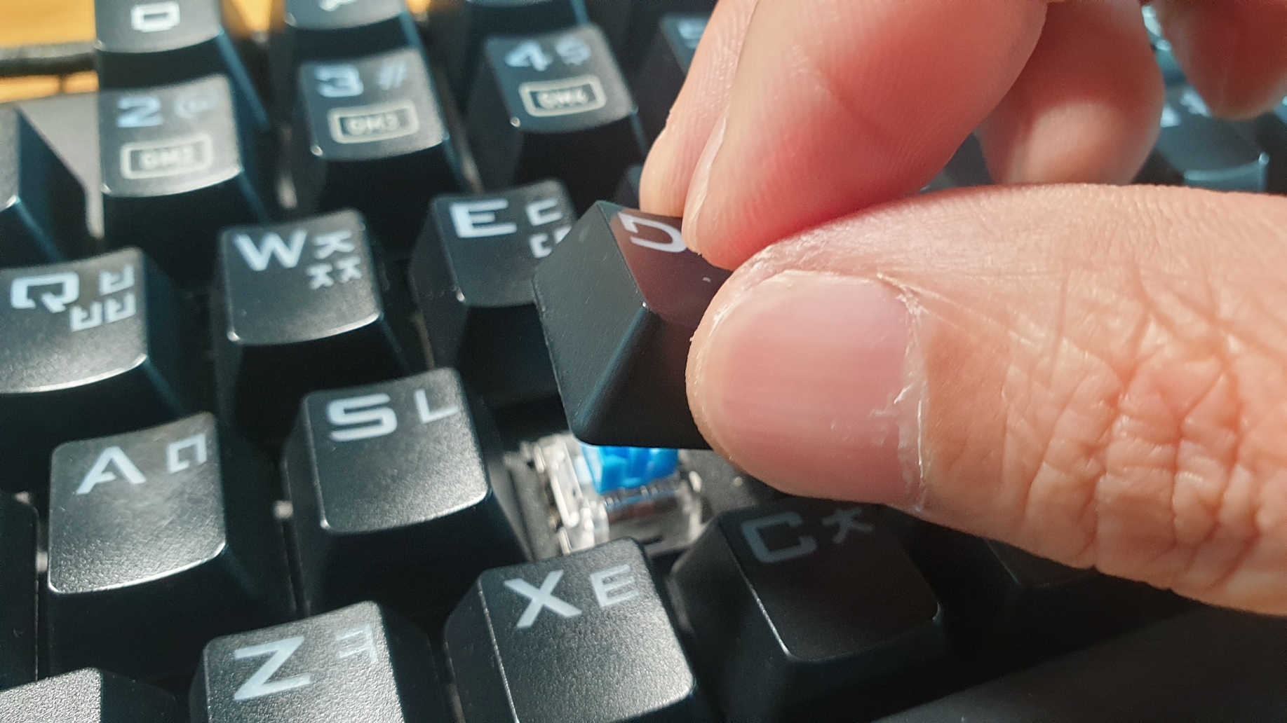  ABKO HACKER K640 기계식 키보드 키불량 간단 수리후기