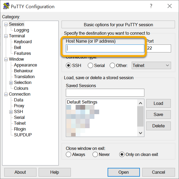 Bluehost VPS: SSH 접속하기 - PuTTY