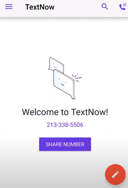textnow 카카오톡 부계정 만들기 4