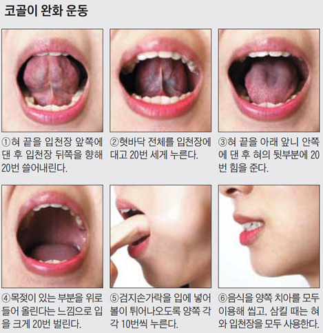 혀 운동 방법