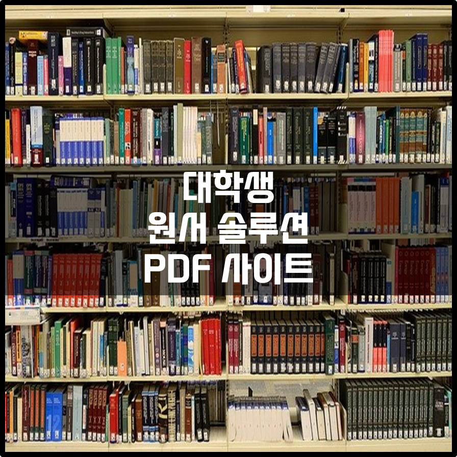  대학생 원서 솔루션 PDF 사이트