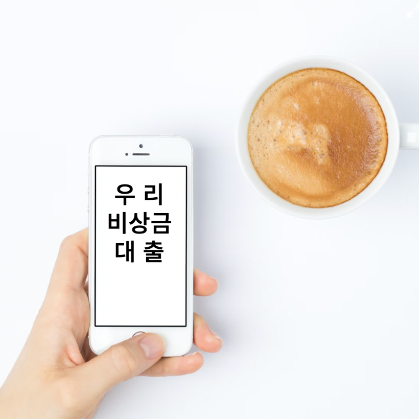 우리은행 비상금 대출