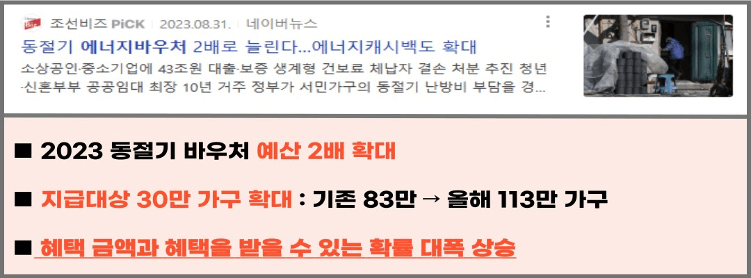 에너지바우처 신청확대 신문기사