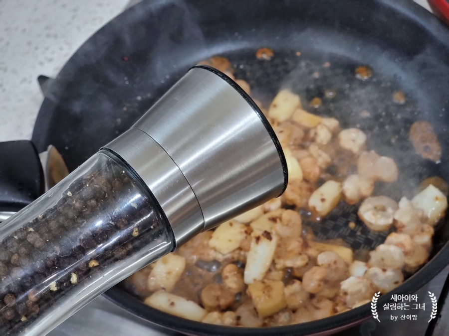 바질 파스타 만들기 바질페스토 파스타 만들기 링귀니 파스타 5