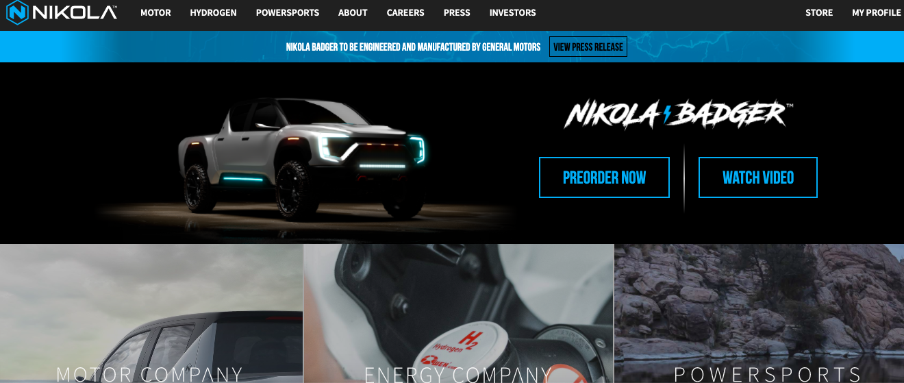  언덕 :: 니콜라 https://nikolamotor.com/