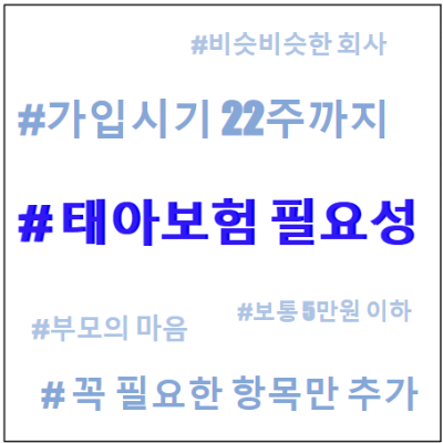 태아보험 필요성