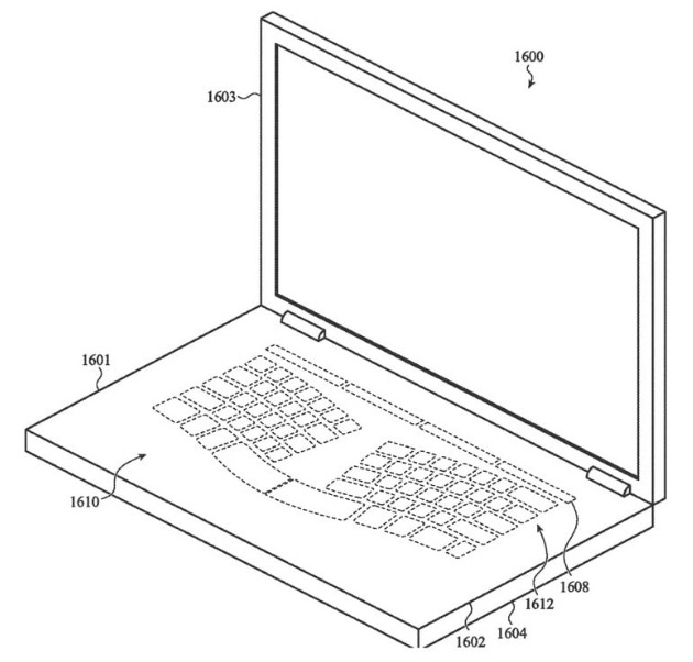 맥북-가상키보드-특허