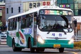 양산 21번 버스 노선