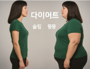 다이어트 예시 이미지