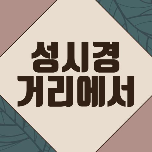 성시경 거리에서