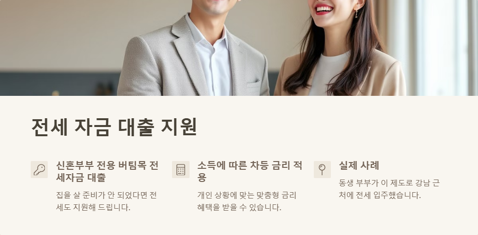 신혼부부 내 집 마련 정부 지원 정책