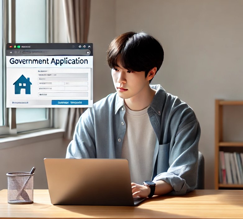 청약 신청중인 청년