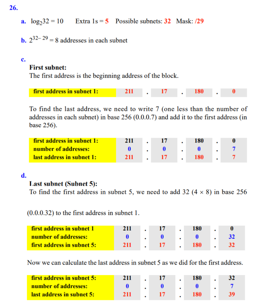 [TCP/IP] 5장 연습문제 주관식