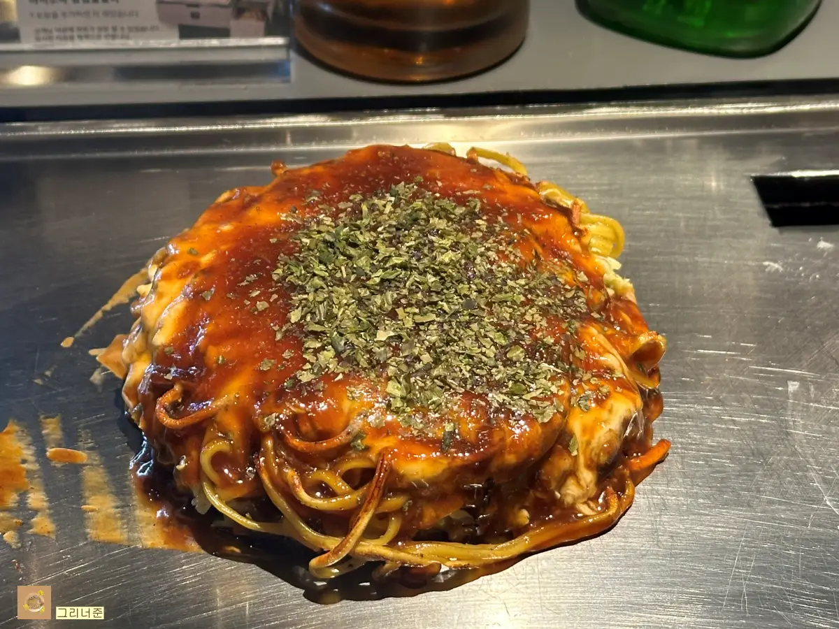 오시-모단야끼-야끼소바-오꼬노미야끼