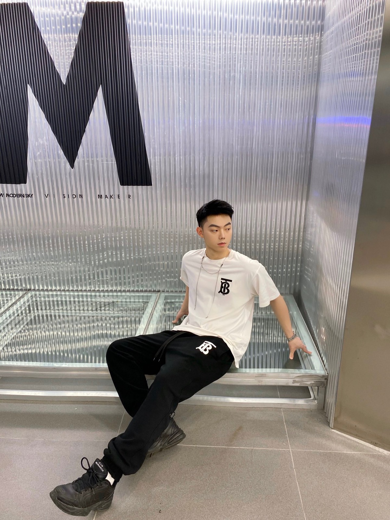  [BURBERRY] 버버리 모노그램 팬츠 8024607