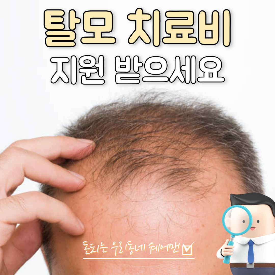  탈모 치료비 지원 받으세요 (보령, 성동구, 사하구)