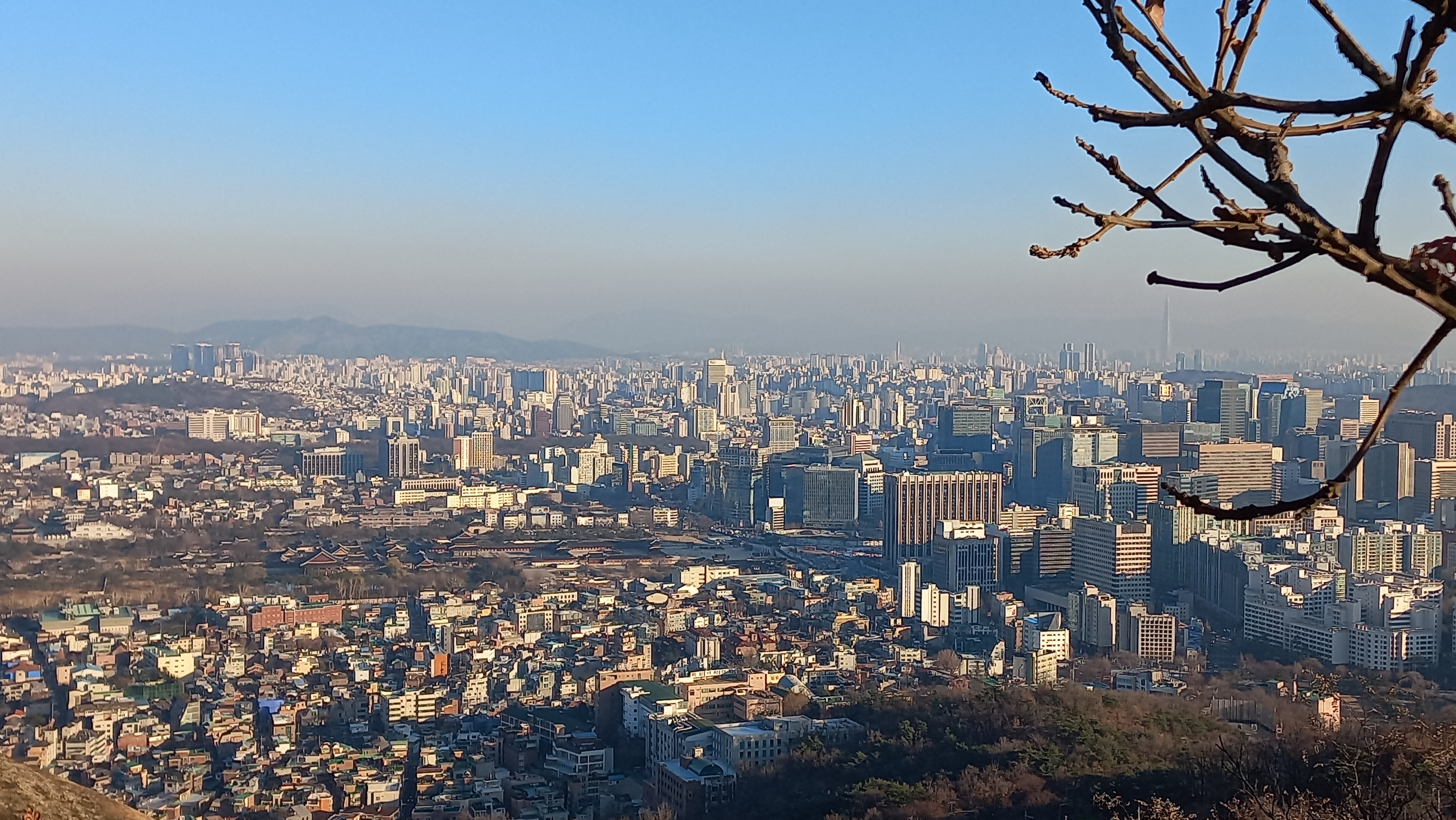 인왕산에서 바라본 서울풍경 - 휴식같은 여행으로의 초대 이미지