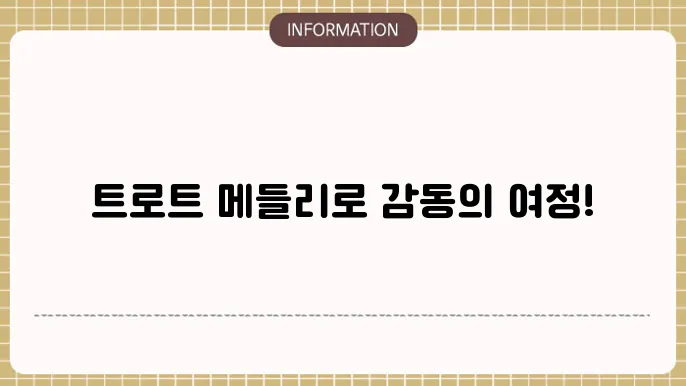 트로트 메들리 무료듣기
