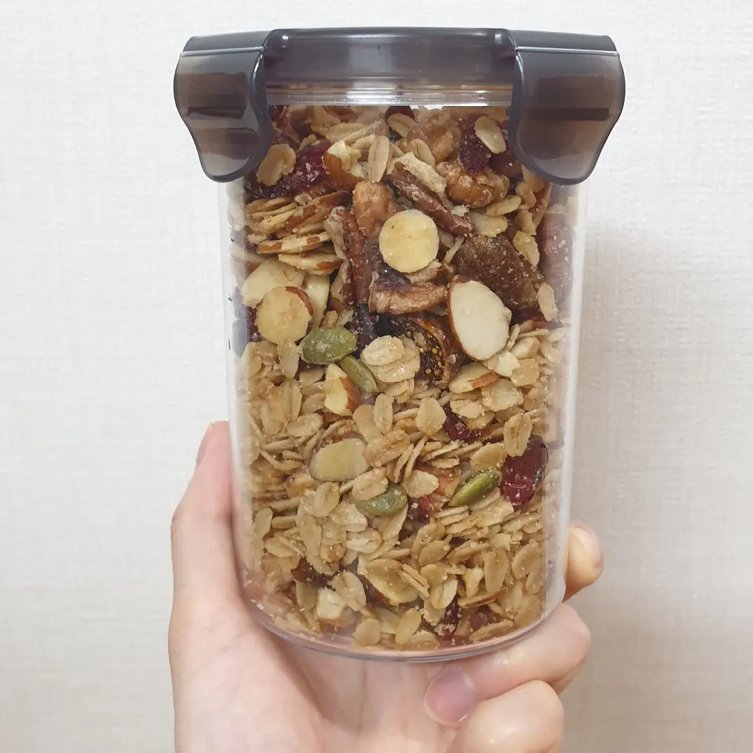 용기에 넣은 상태