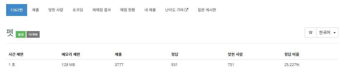  [백준 1362번 문제, 파이썬3] 펫