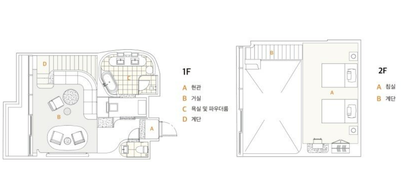 Cabin B room (BEYOND) 방 도면