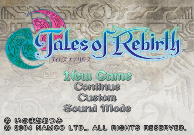  남코 / RPG - 테일즈 오브 리버스 テイルズ オブ リバース - Tales of Rebirth (PS2 - iso 다운로드)