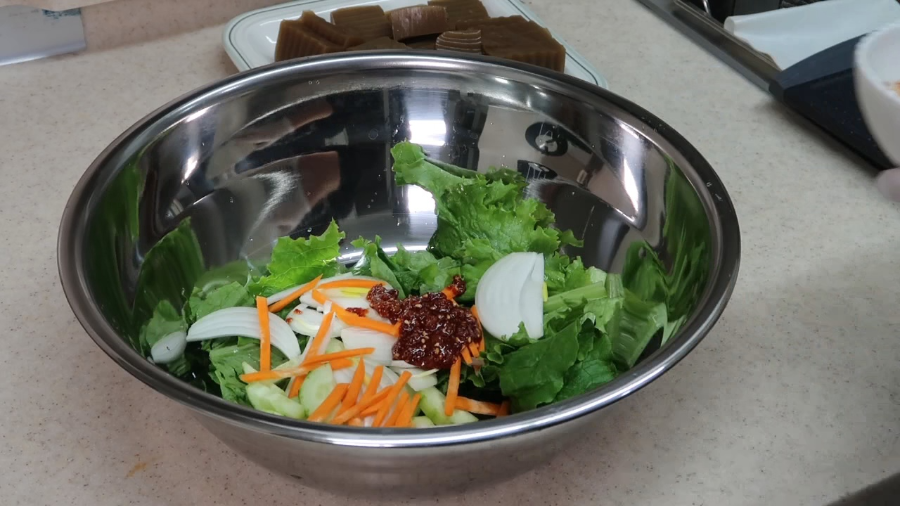 도토리묵무침 양념장 황금레시피