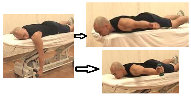 Prone horizontal exercises