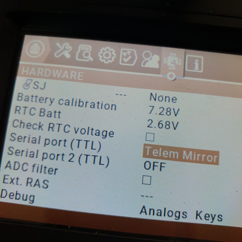 스마트폰으로 Radiomaster TX16S 조종기의 Telemetry 데이터를 블루투스로 5