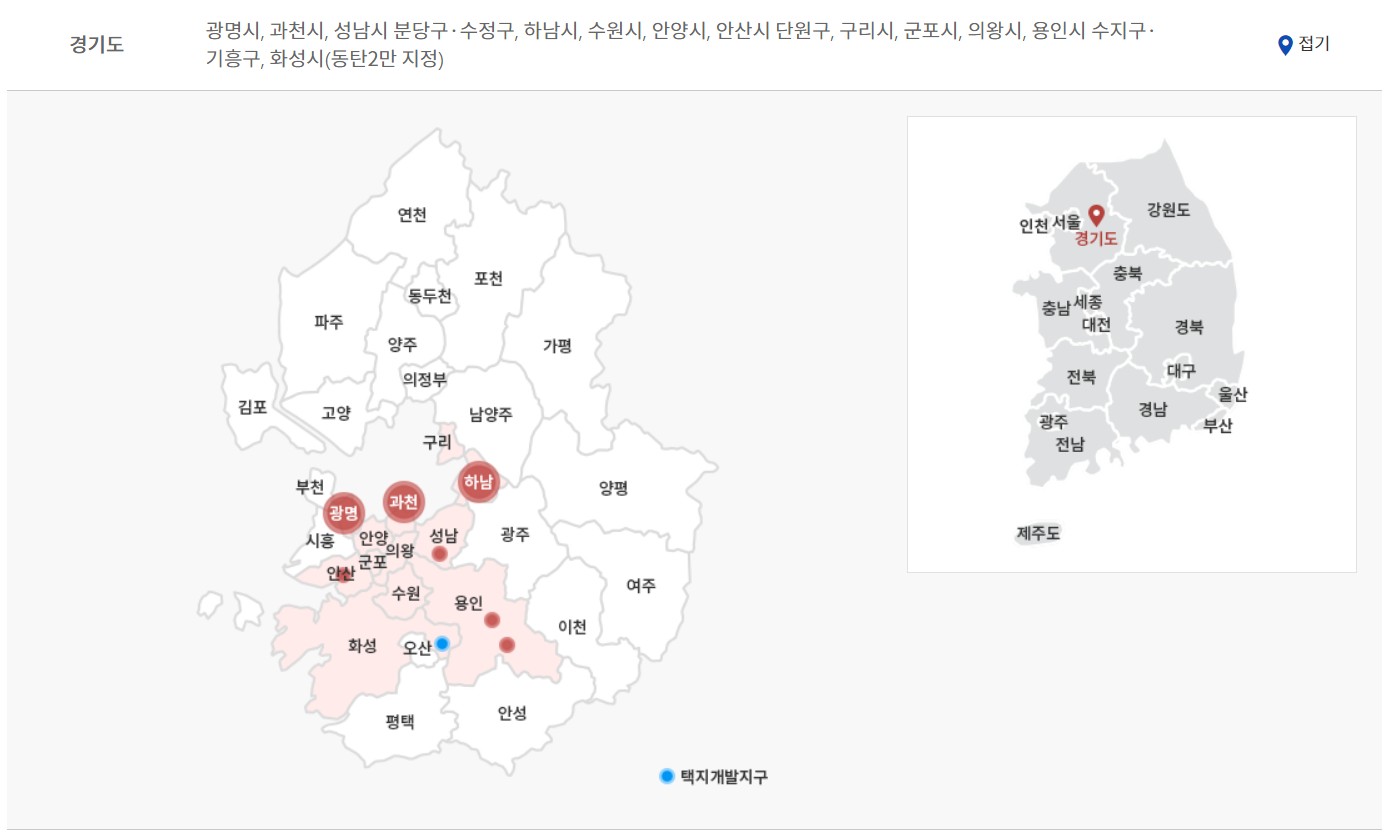 투기과열지구경기리스트와위치