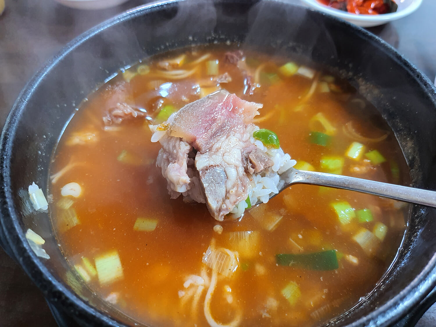 성남 종합시장 24시 해장국 맛집, '가마솥밥 24시 속풀이 해장국'
