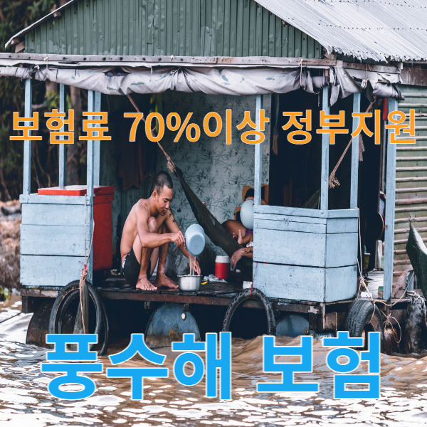  풍수해 보험 장마철 보험 보험료70% 이상 지원