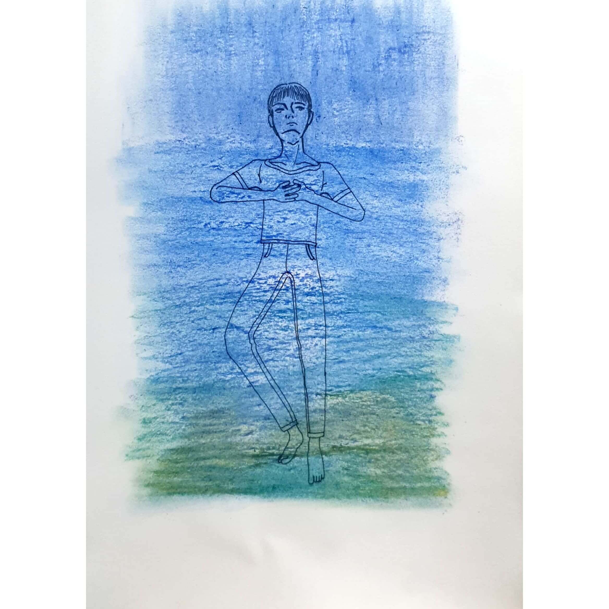  허우룩 / 일러스트 그림 드로잉 / 인물화 그리기