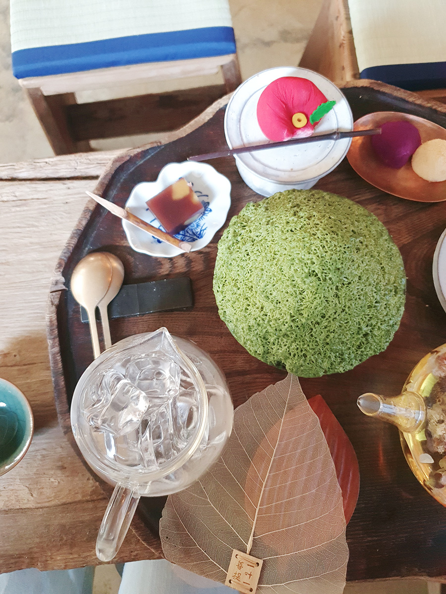 말차세트와 노마드세트