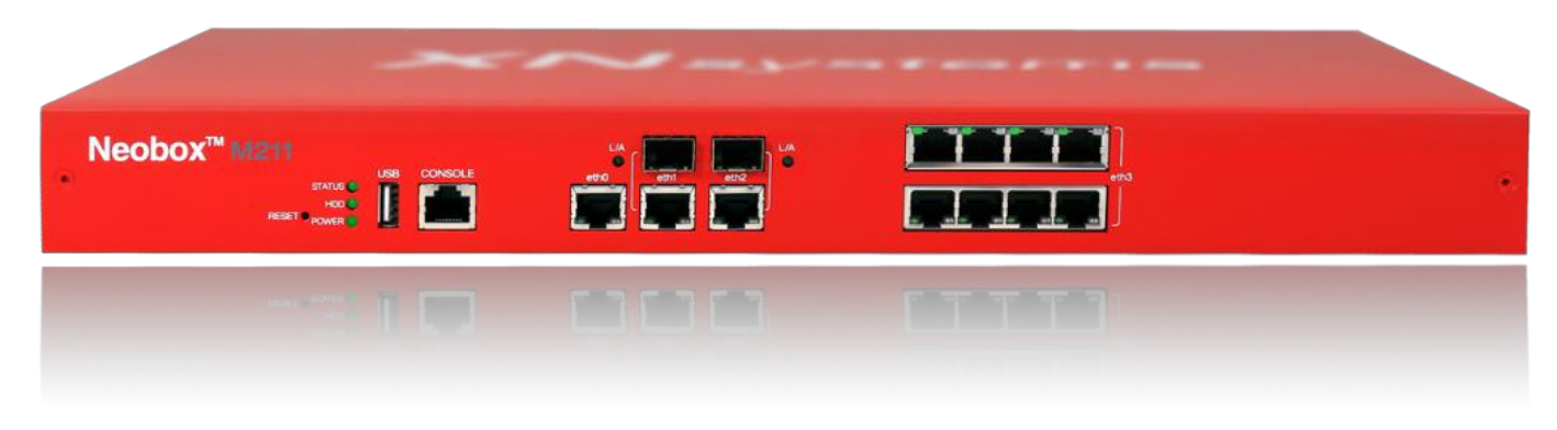  엑센시스템즈사의  보안센터장비 Neobox M211