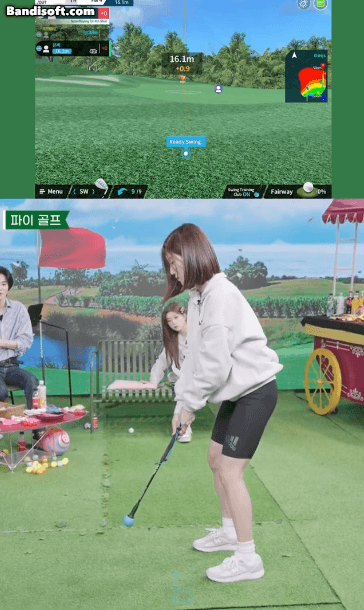 아이즈원] 골프 배우기 전/후 자세 변화